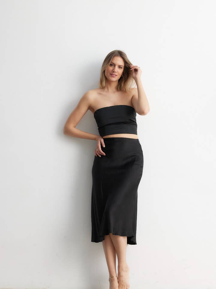 The Cotton Brand - Venta al por mayor Falda - Mujer - WESTMINSTER SATIN SKIRT7