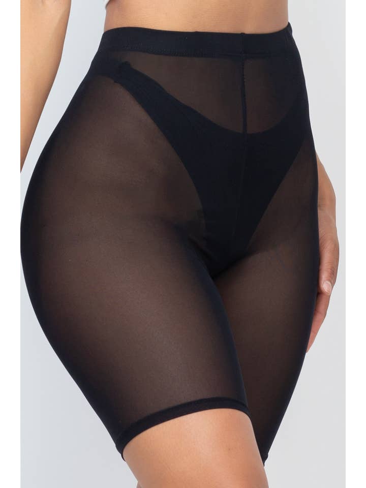 CAPELLA APPAREL - Wholesale Athletic Shorts - Women's - Mesh Biker Shorts4