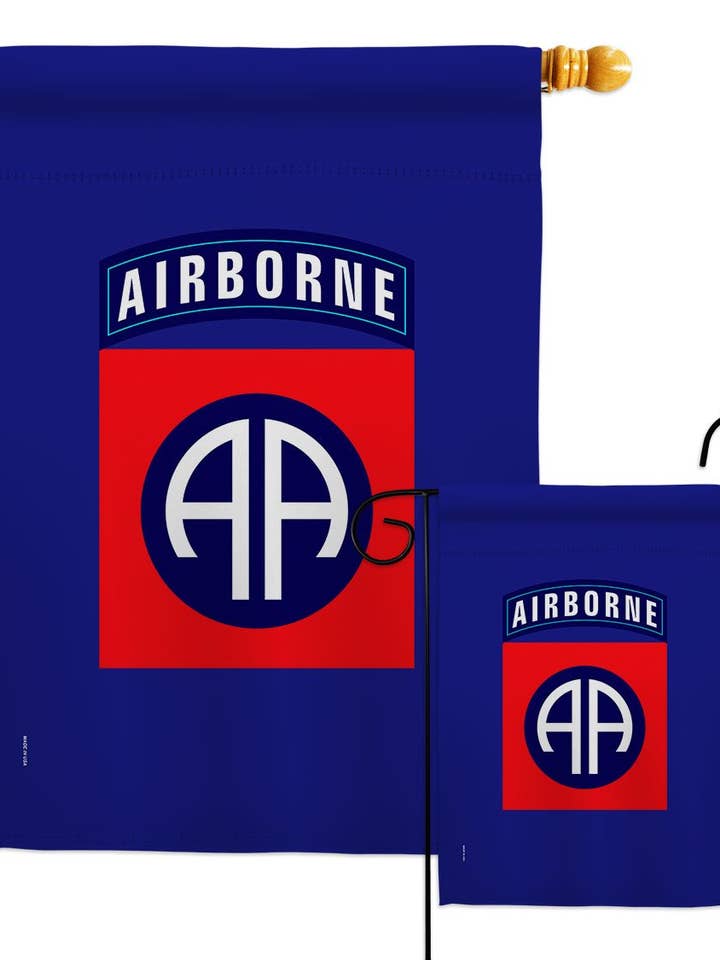 Hær 82. luftbårne division væbnede styrker militær dekor flag for engroshandel hos Two Group Flag Co