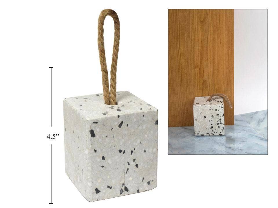 Truu Design - Wholesale Door Stop - Truu Design Terrazzo Door Stopper,3.6"x 4.5"0