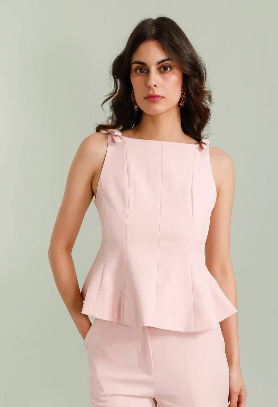 Frime - Wholesale Blouse - Women's - Knot strap top - 31468