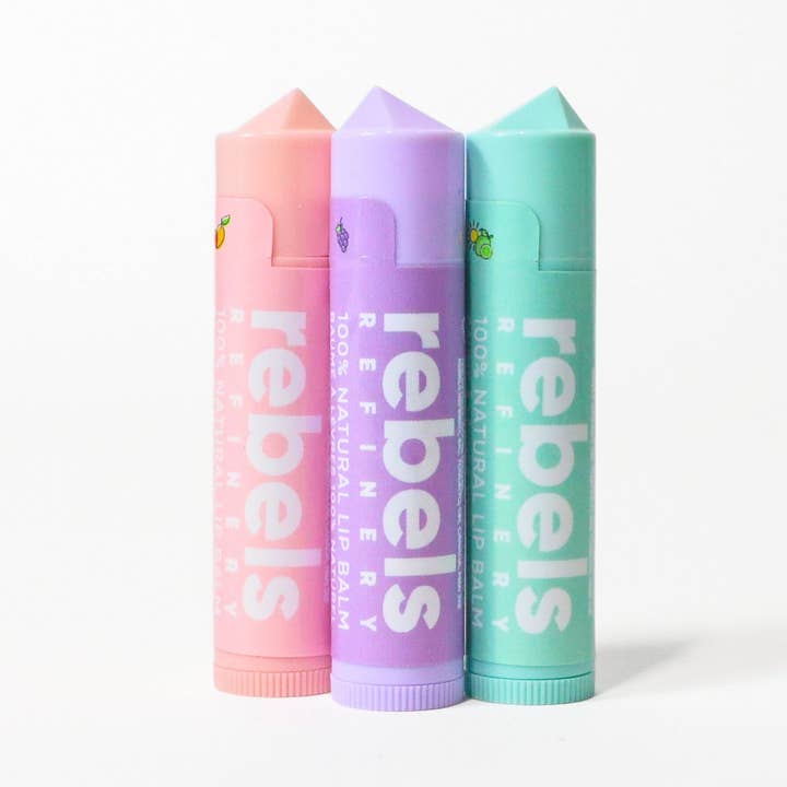 Stick Lip Balm 100% Natural SPIKED CAP for wholesale by Rebels Refinery USA