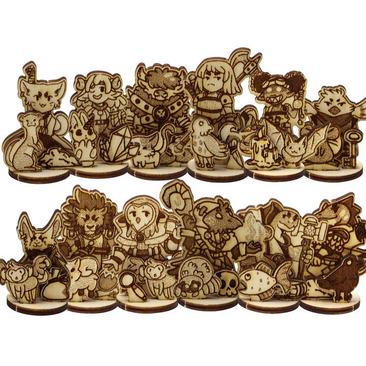 Kit Exótico Miniatura (Conjunto de 12) por atacado de CorvidArts