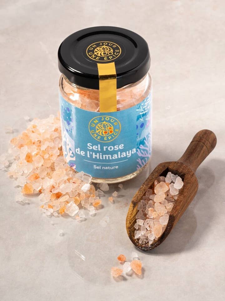 Himalayan pink salt 100gX6 for wholesale by Un Jour Une Epice