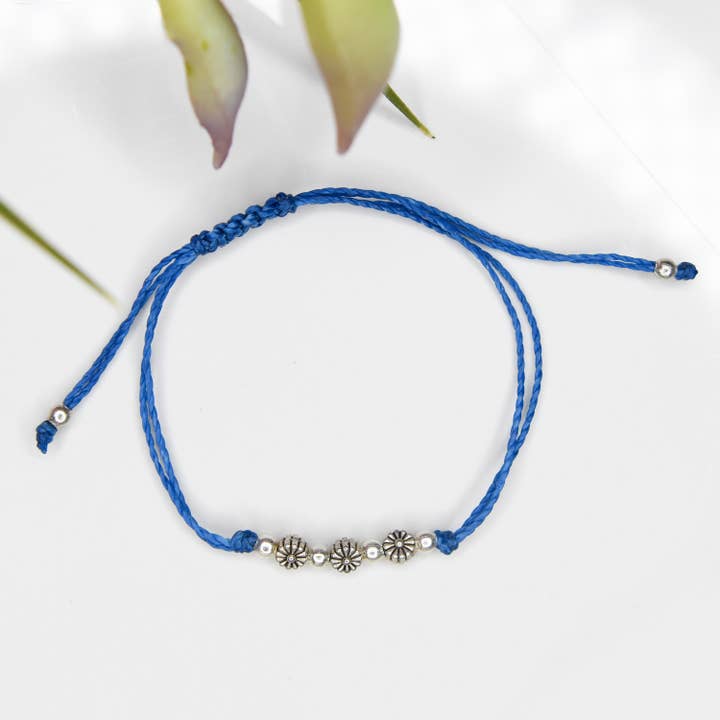 Pulsera Sunflower String para venta al por mayor de Lucia's Imports