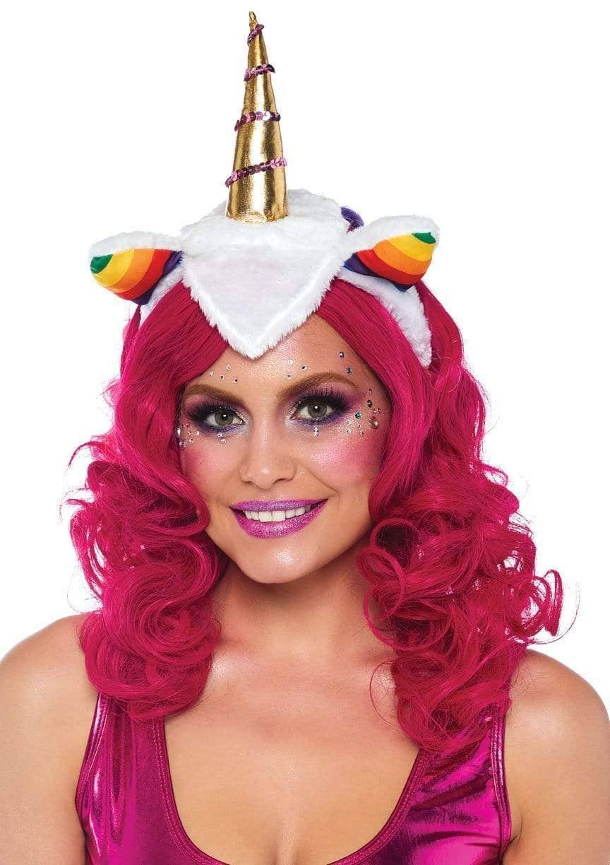 Envy Body Shop - Wholesale Costume - Women's - Leg Avenue Women's Unicorn Headband with Rainbow Wig Mane