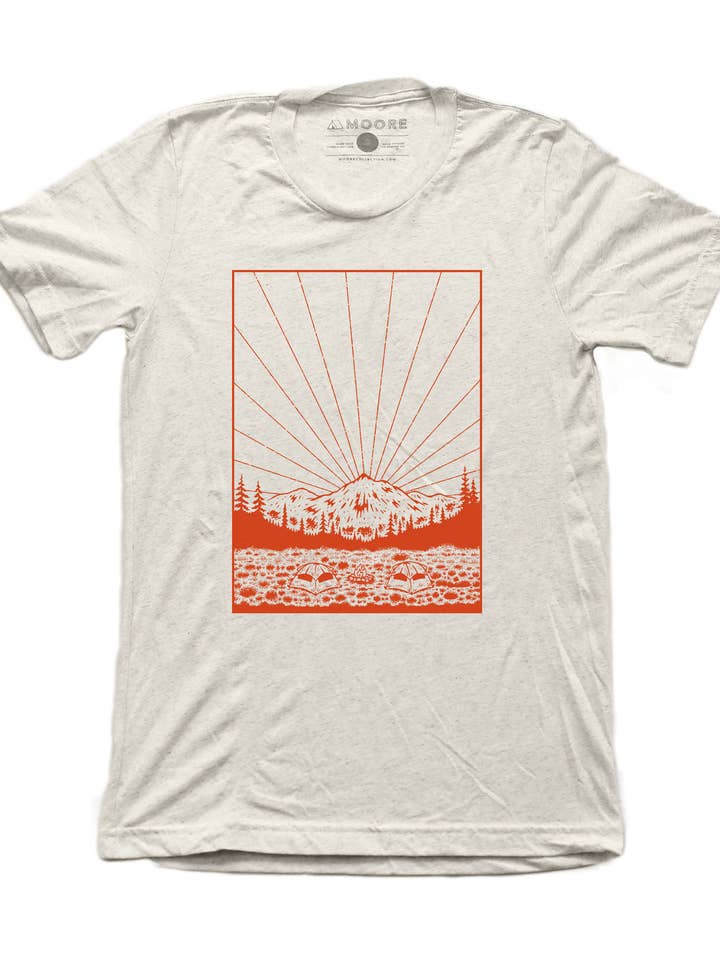 Moore Collection - Wholesale Screen printed t-shirt – unisex - Sunrise Tee