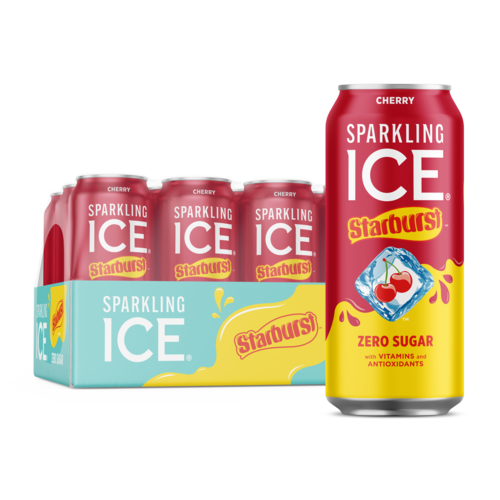 Oasis Snacks - Wholesale Sparkling Water - Sparkling Ice STARBURST Flavored Sparkling Water, 16oz Cans0