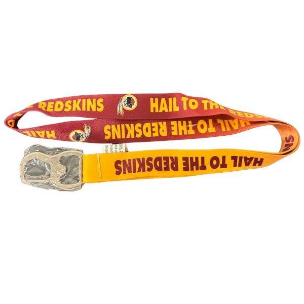 Washington Redskins Lanyards -The Bottle Opener With Clip for wholesale by St. Louis Wholesale LLC
