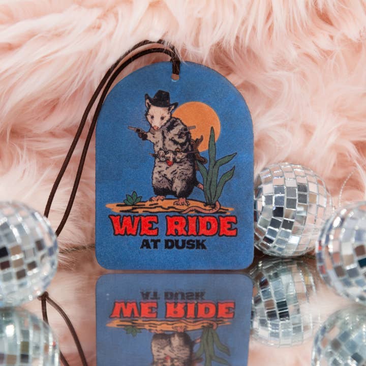 Cluster Funk Studio - Wholesale Car Freshener - Unisex - Opossum Cowboy Car Air Freshener