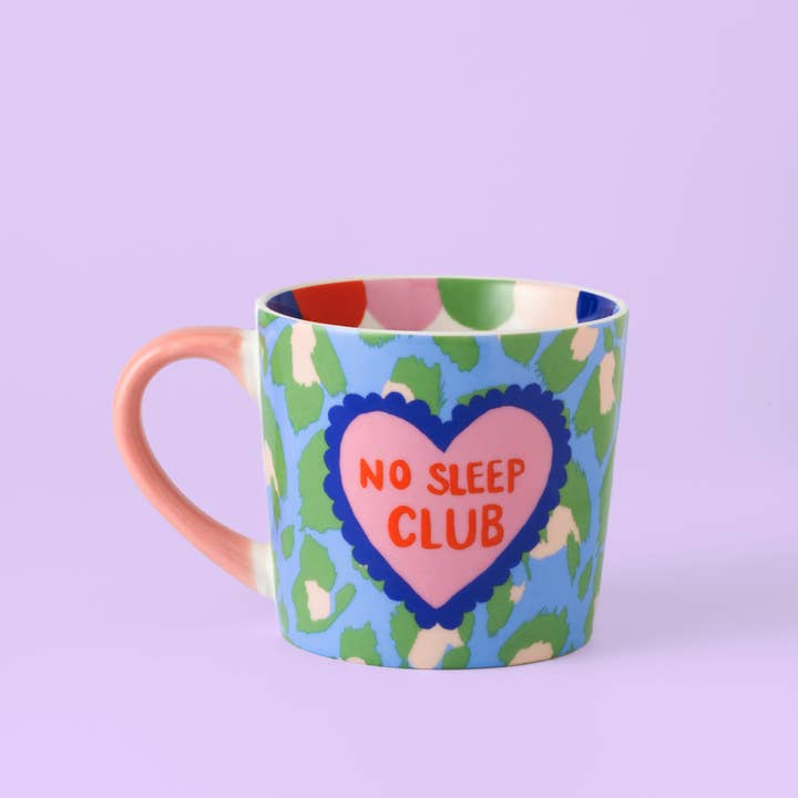Eleanor Bowmer - Vendita all'ingrosso Tazza - Tazza Verde Leopardo No Sleep Club2
