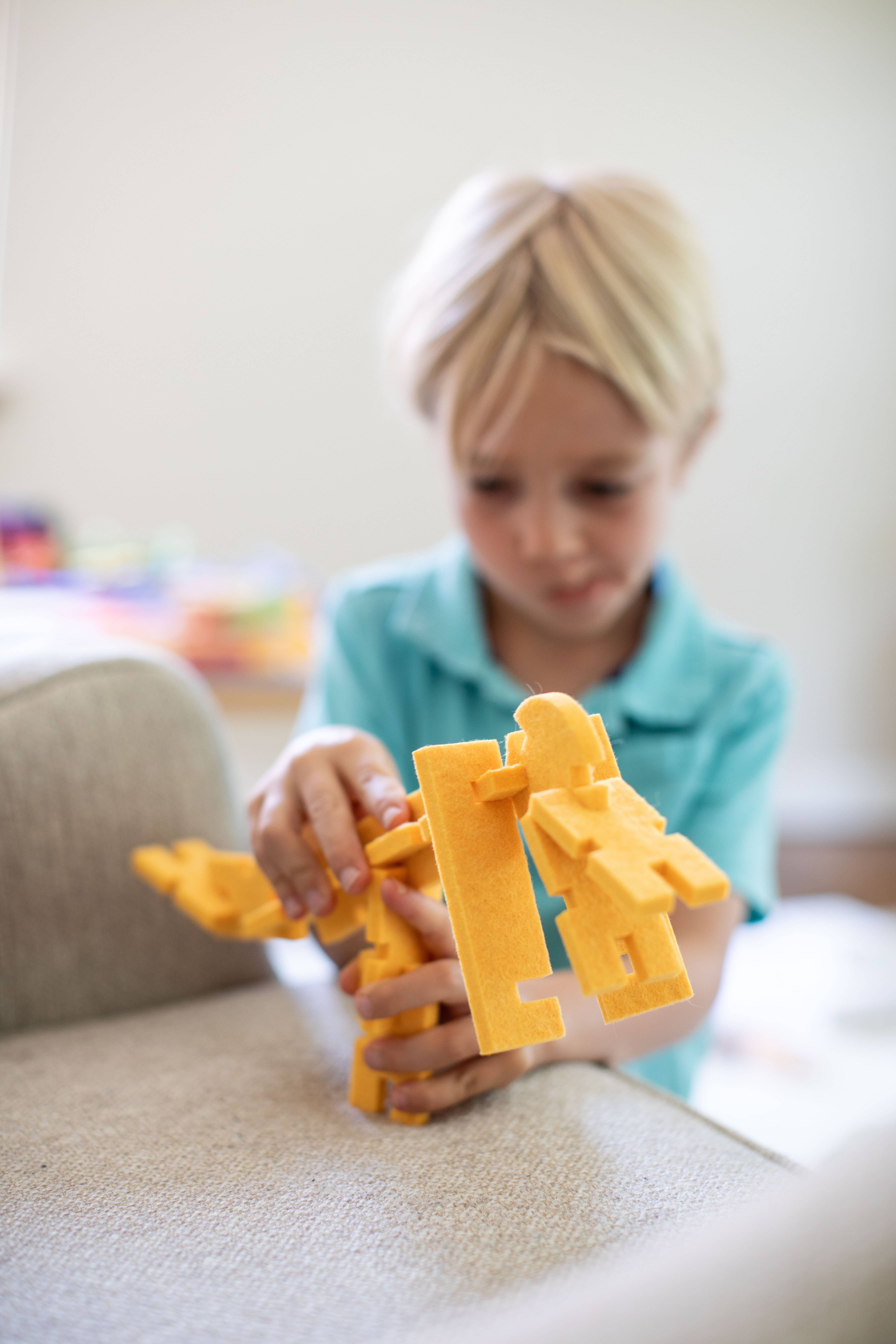 Lowercase Toys - Vente Cubes de jeu – enfant et bébé - Blocs à emboîter - Ensemble classique8