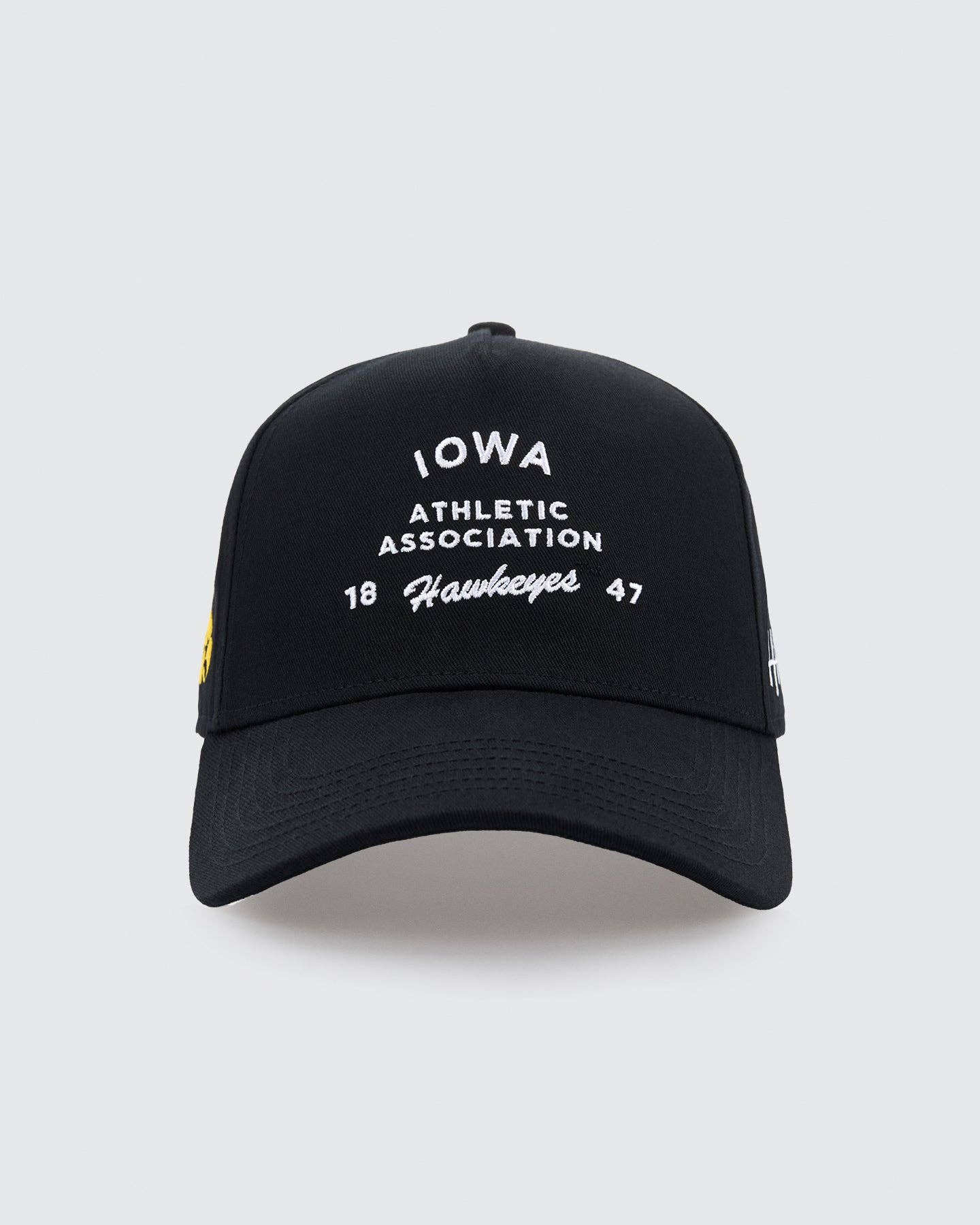 Huega House - Wholesale Baseball Cap - Unisex - Athletic Association | Hawkeyes - Black