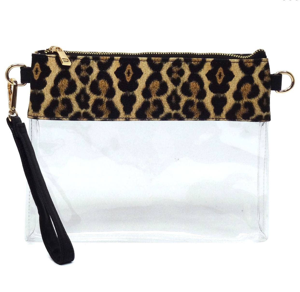 MiMi Wholesale - Wholesale Crossbody Bag - Women's - AD200T Game Day Clear Crossbody Bag/Clutch2