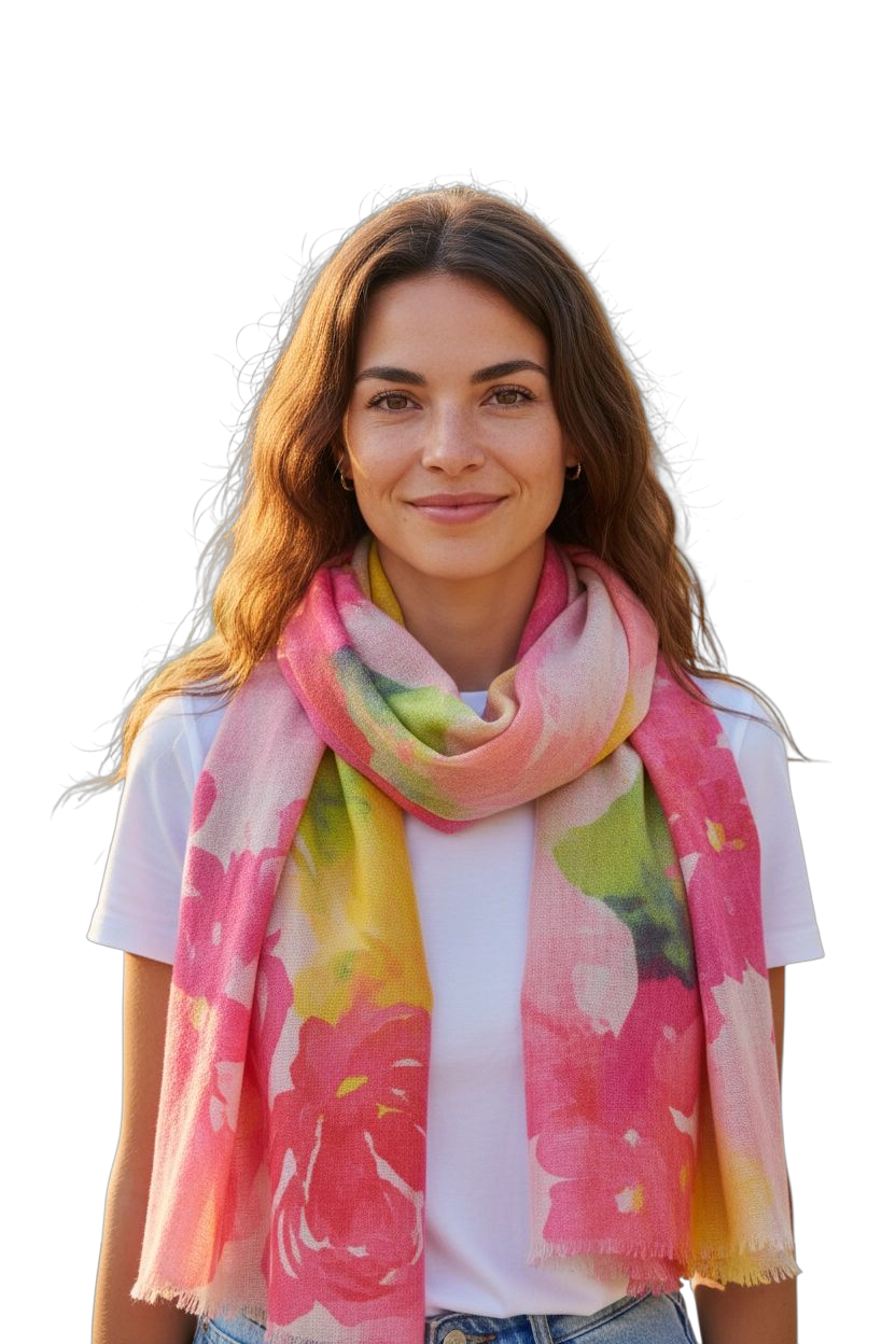 Happy Lona - Wholesale Scarf - Women's - Bloom Brush17
