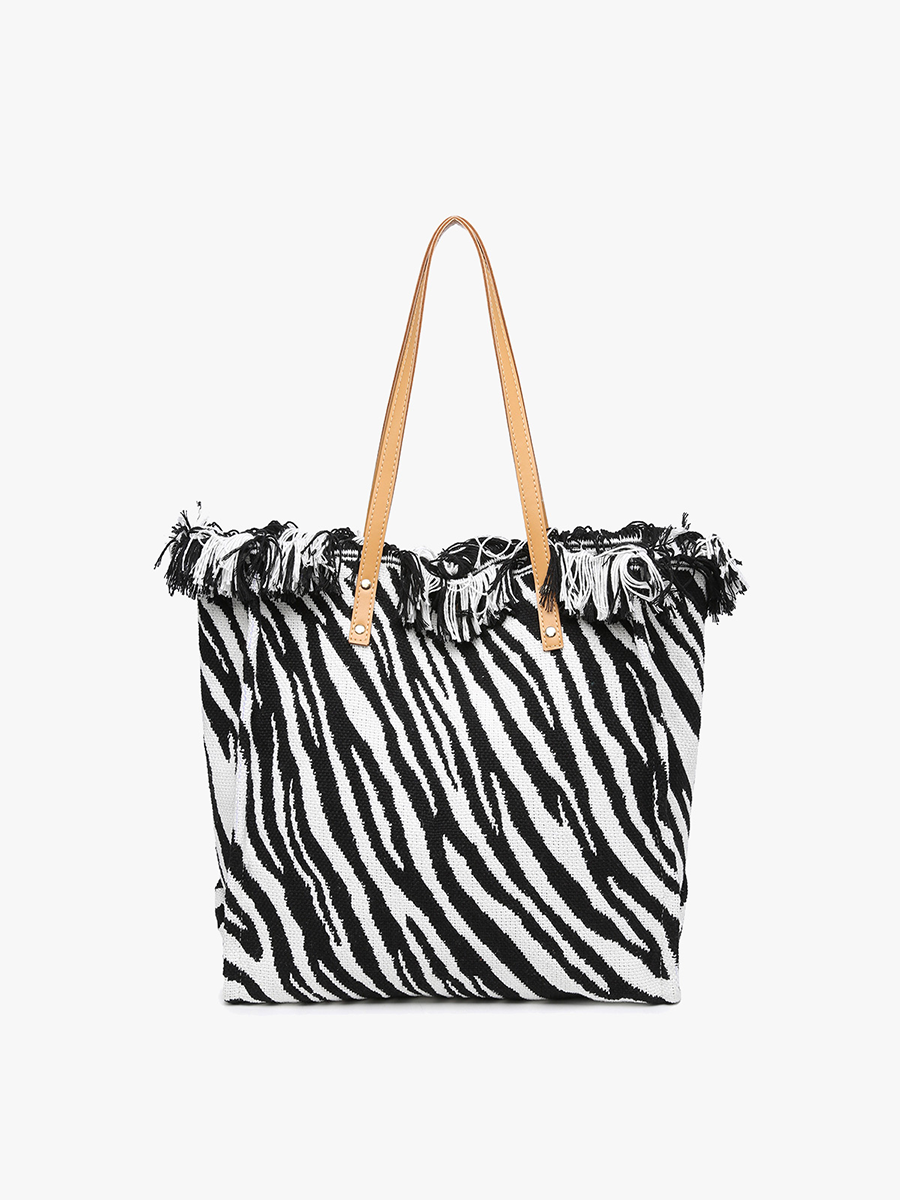 Jen & Co. - Wholesale Tote Bag - Women's - M2091 Madison Handwoven Fringe Tote10