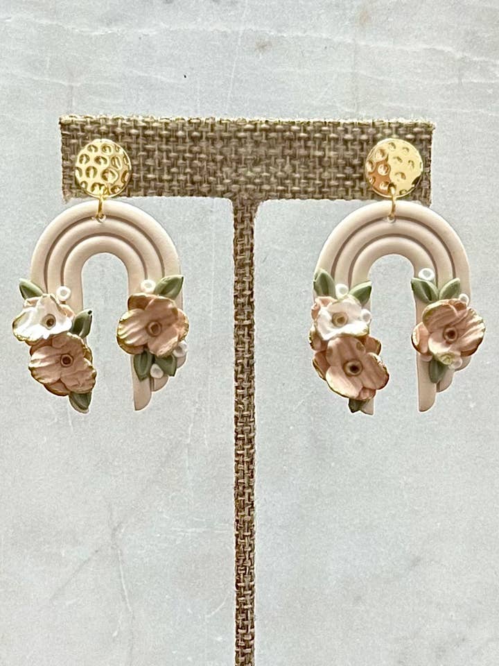 Valerie Floral Neutral Arches for wholesale by Clay and Trinkets