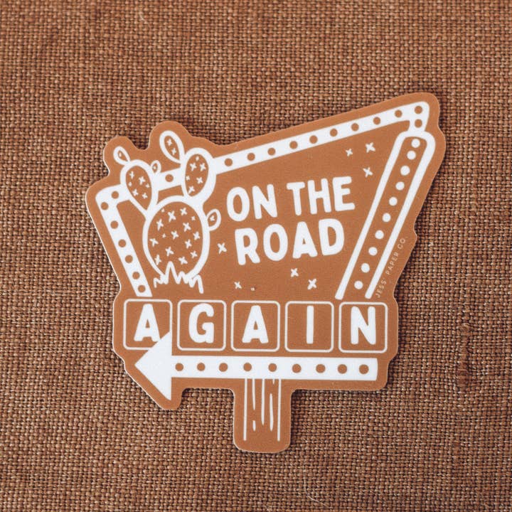 Jess' Paper Co. - Wholesale Sticker - Retro Roadtrip Sticker3