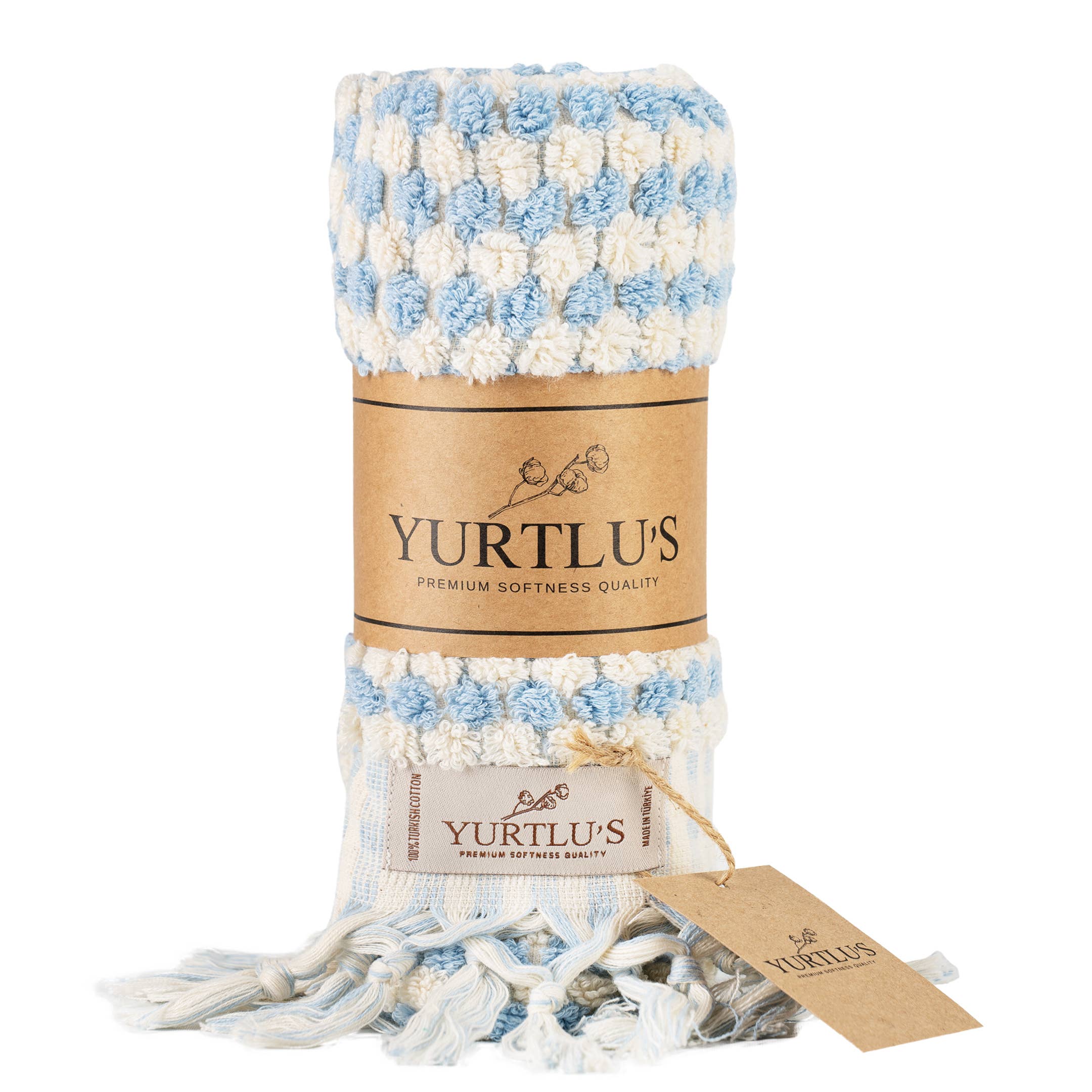 YURTLUS – wholesale Hand towel – Organic Bubble Series- Hand Towel 18x 37,Soft Thick Towel, Kitchen Towel6