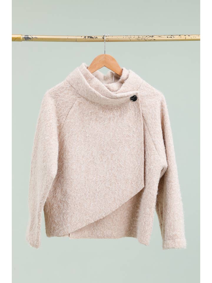 la maison des fibres naturelles - Wholesale Varsity/Baseball Jacket - Women's - kimono style jacket 09663 90% polyester 10% wool8