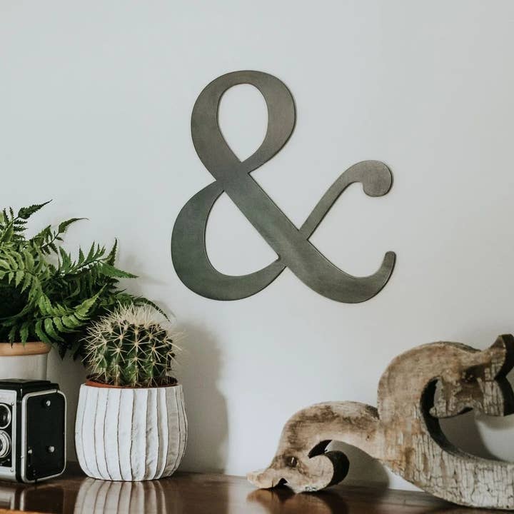 Ampersand Wall Decor for wholesale by Keystone Steel Co.