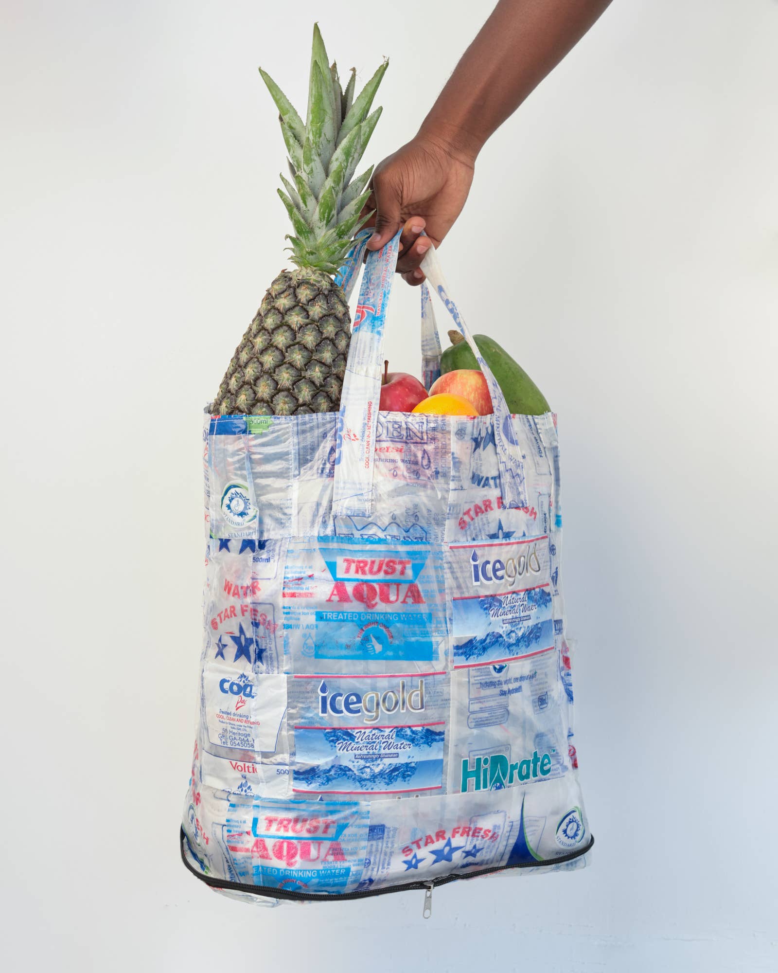 Trashy Bags Africa - Wholesale Grocery/Shopping Bag - Upcycled "Smart" Shopping Bag (Fabric Outer)