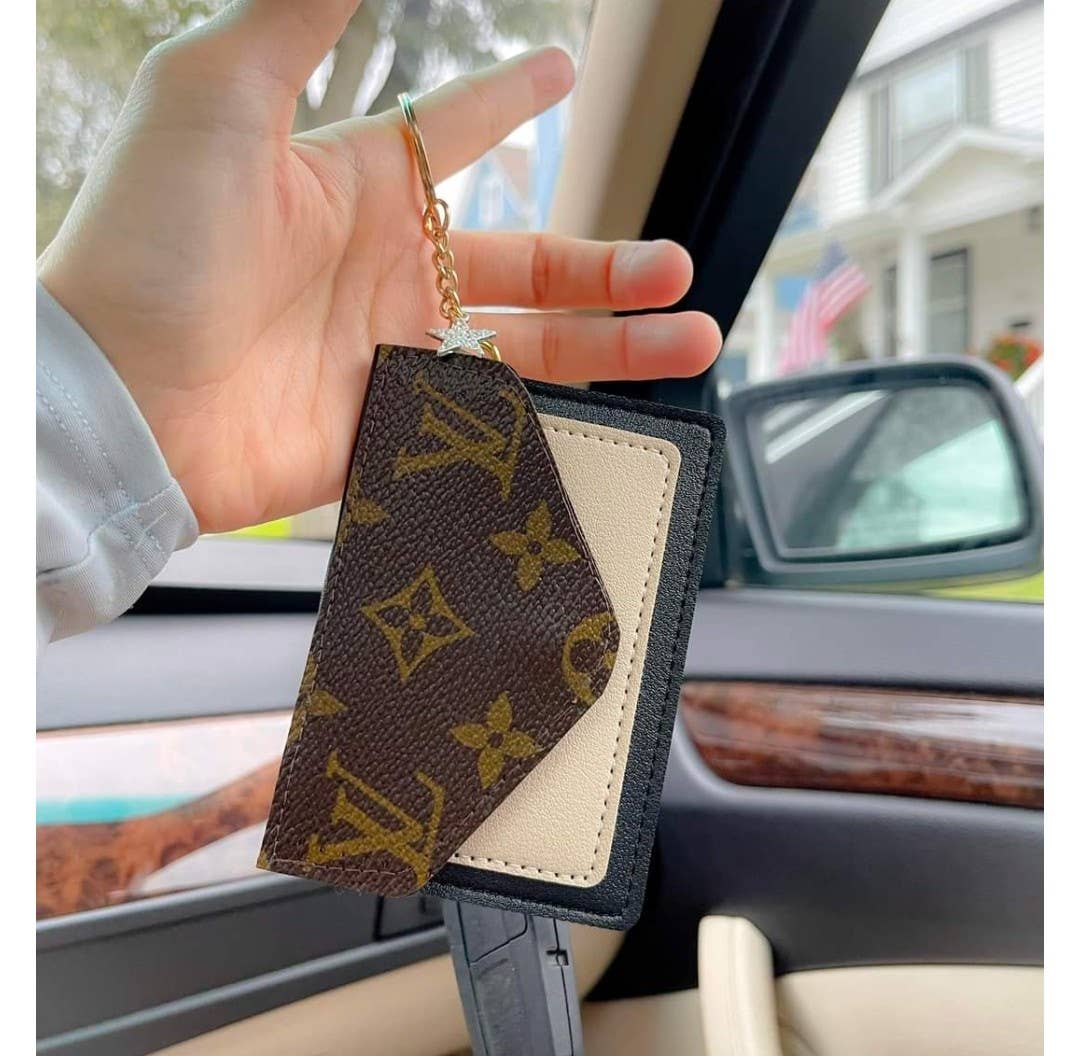 Contagious Couture - Wholesale Card Holder - Women's - Upcycled Two toned Credit card holder0