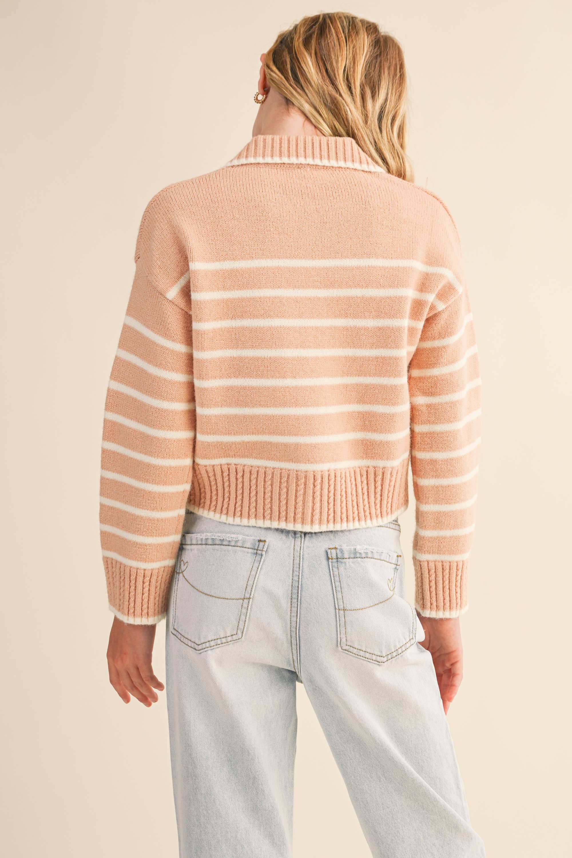 heart and arrow - Wholesale Cardigan - Kids - TWEEN KIDS GIRLS BUTTON UP COLLAR CARDIGAN (7-14)6