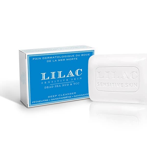 Lilac Skincare dermatologisk sæbe med Dødehavssaltsmudder for engroshandel hos Lilac Skincare