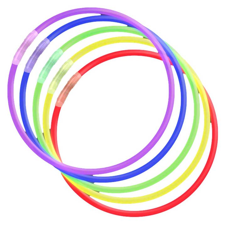 Blinkee.com, LLC - Wholesale Light-Up Toy - Kids & Baby - Glow Necklace Assorted Tube of 25