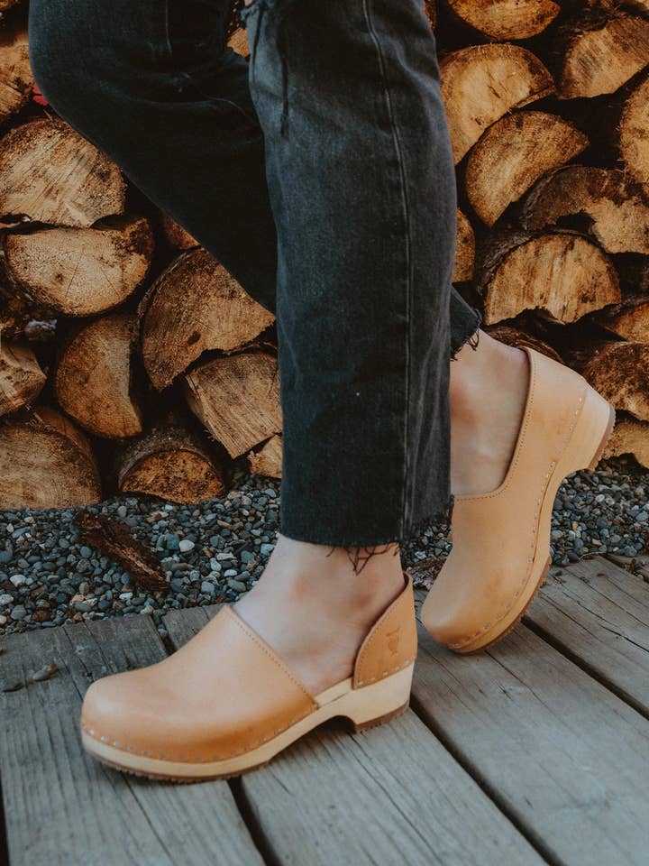 Sandgrens – Socas – Mulher por atacado – Tamancos fechados Brett Low com salto baixo6