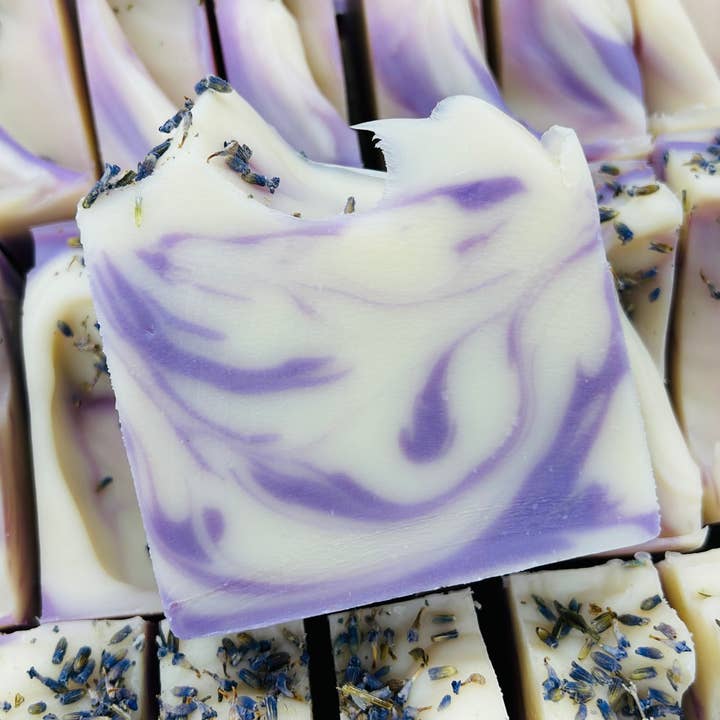 SARATOGA NATURAL BODY CARE LLC - Wholesale Bar Soap - Lavender Handmade Soap Bar VEGAN COLD PROCESS