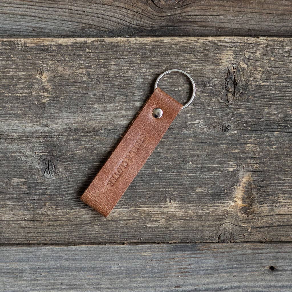 Steel & Clover - Wholesale Keychain - Unisex - Richmond Leather Keychain1