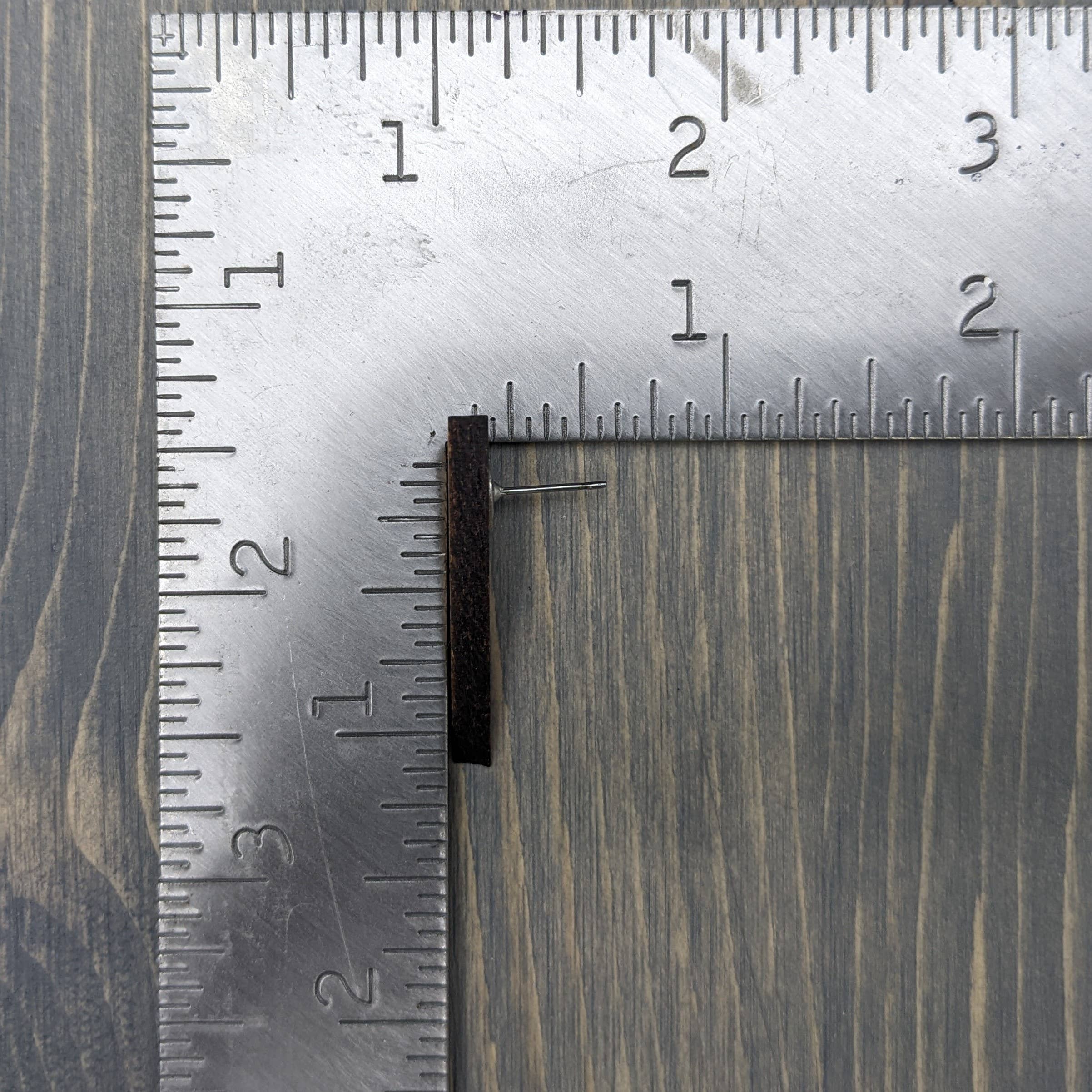 The Forest and Forge - Wholesale Stud/Post Earrings - Etched Triangle Wood Stud Earrings5