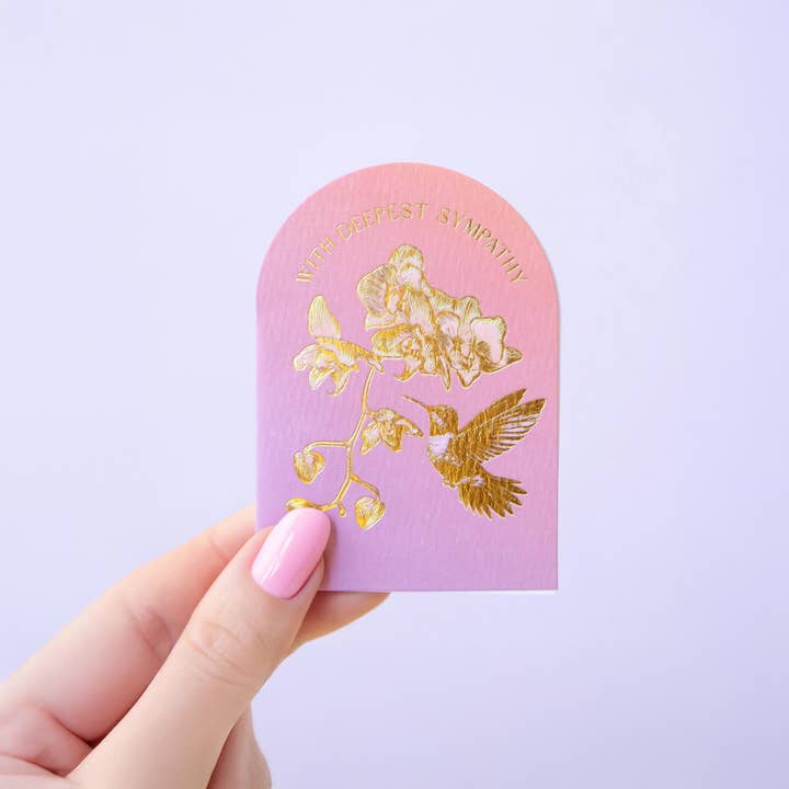 Jungle Club - Wholesale Sympathy Card - Deepest Sympathies | Mini Card