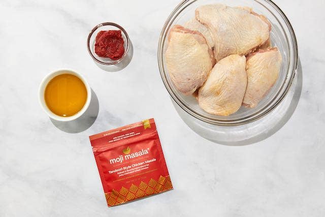 moji masala® Indian Spice Blends - Wholesale Dried Spice Mix - Tandoori-Style Chicken Masala Indian Spice Mix4