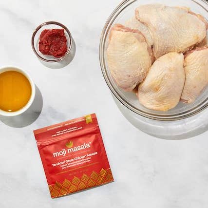 moji masala® Indian Spice Blends - Wholesale Dried Spice Mix - Tandoori-Style Chicken Masala Indian Spice Mix4