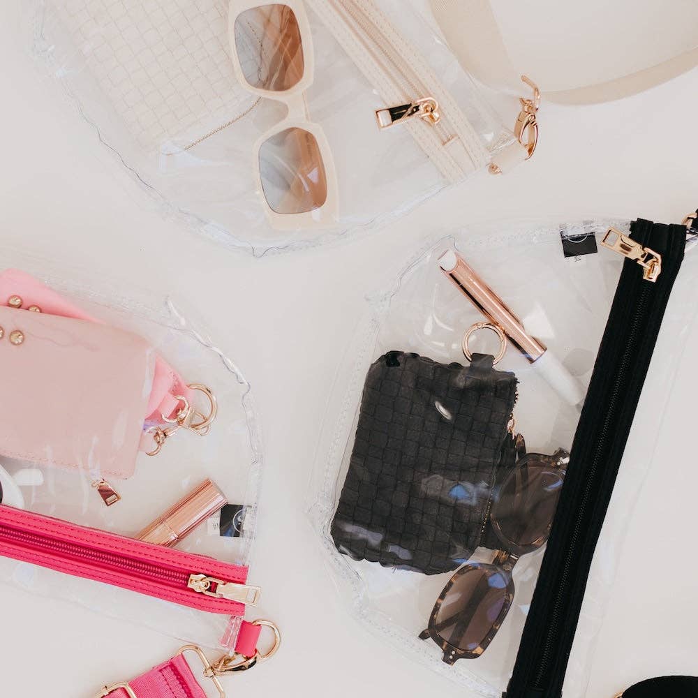 Pretty Simple - Wholesale Crossbody Bag - Women's - Kehlani Clear Stadium Bum Bag5