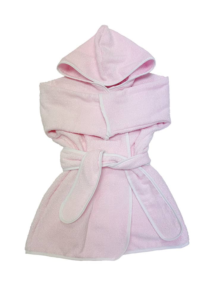 Lyserød frottéklud til småbørn for engroshandel hos Stork and Loom