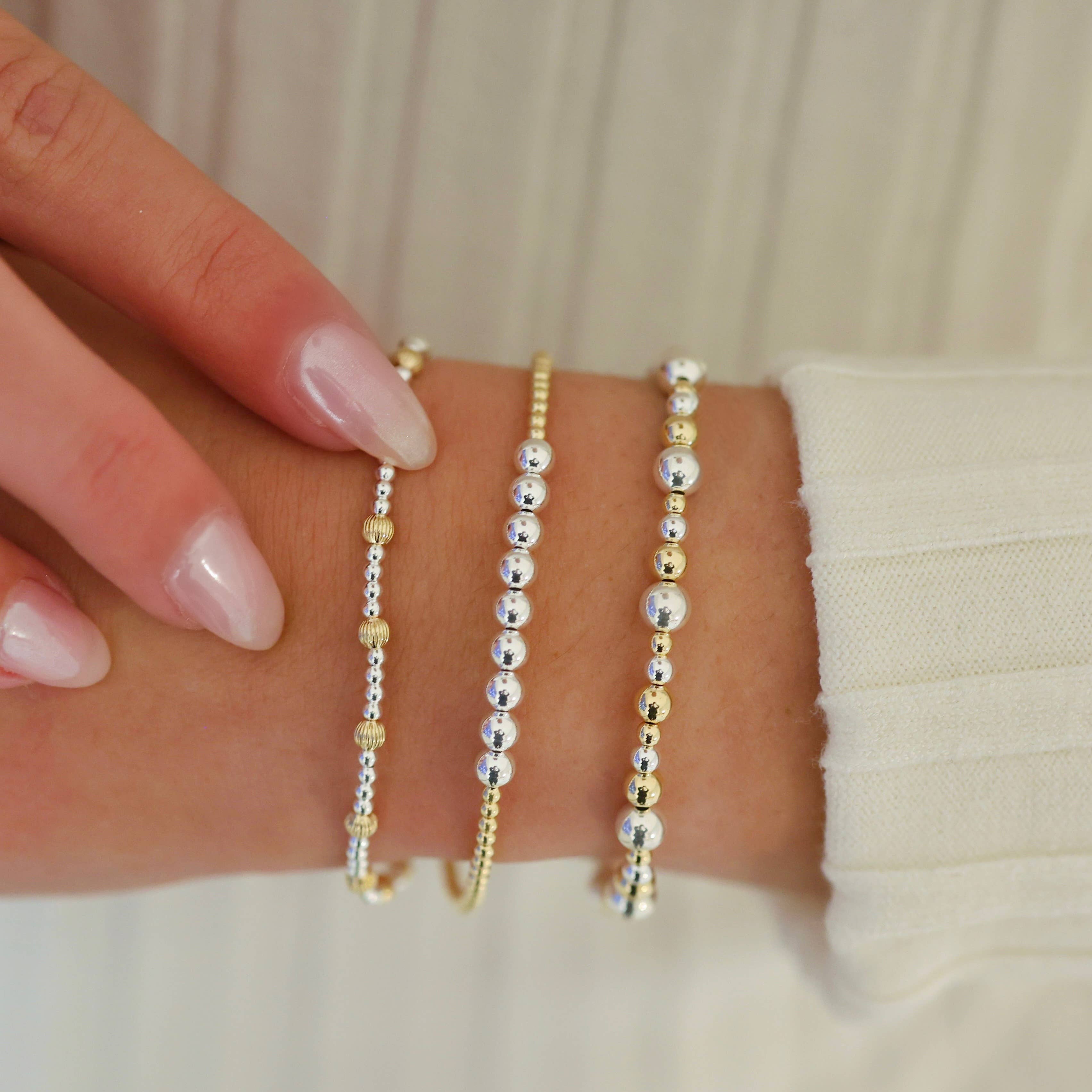 bara boheme - Wholesale Beaded Bracelet - Tiff | Gold Filled Beaded Bracelet6