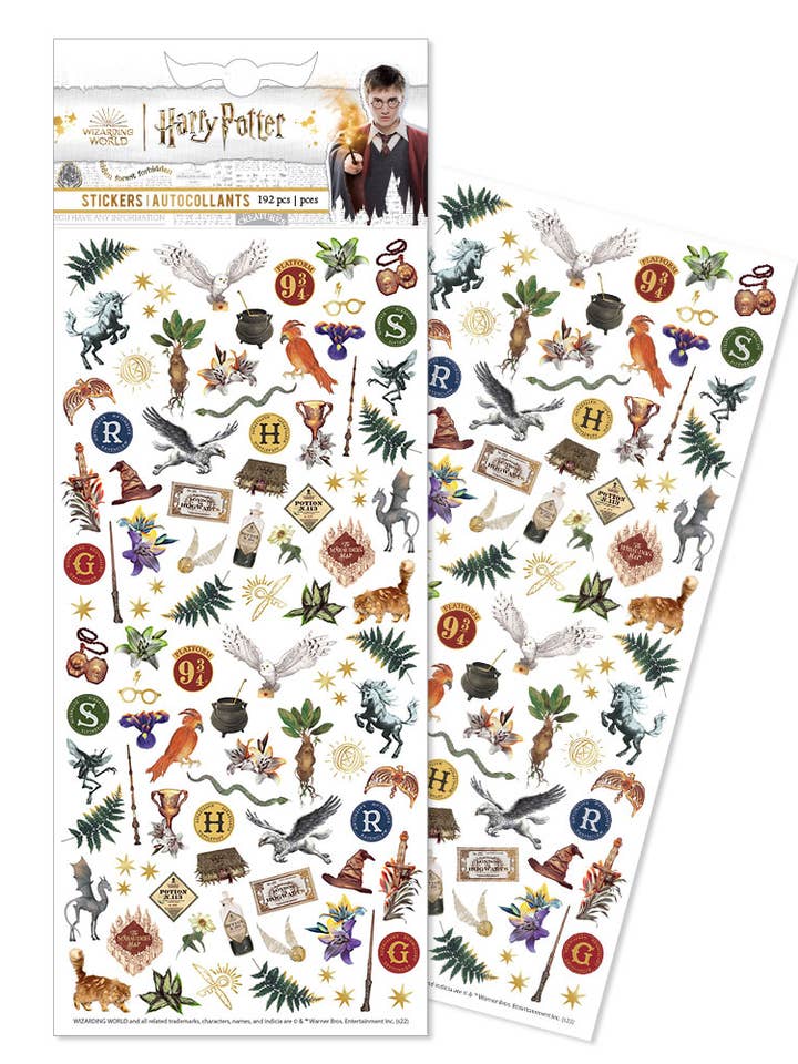 Mini adesivi Harry Potter - Floral Hogwarts per la vendita all'ingrosso da parte di Paper House Productions