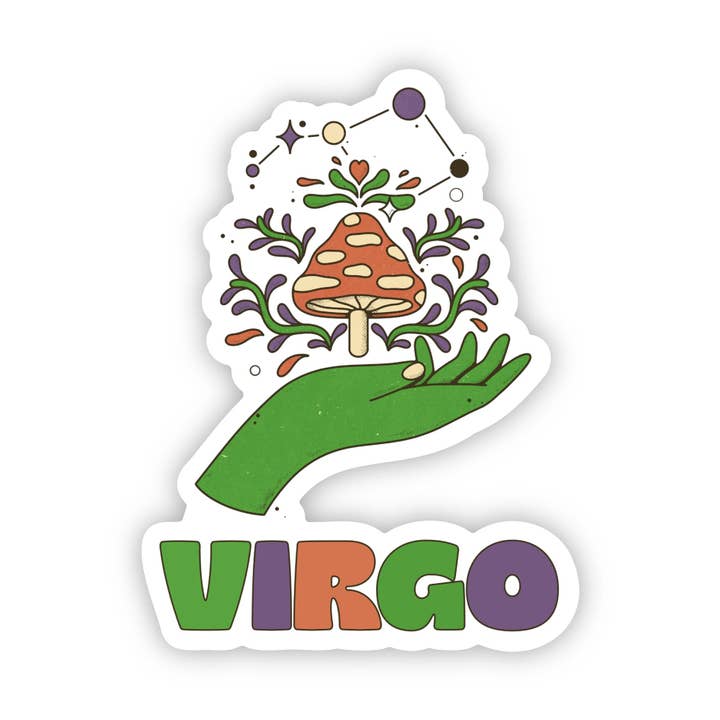 Big Moods - Wholesale Sticker - Virgo Zodiac Sign Sticker