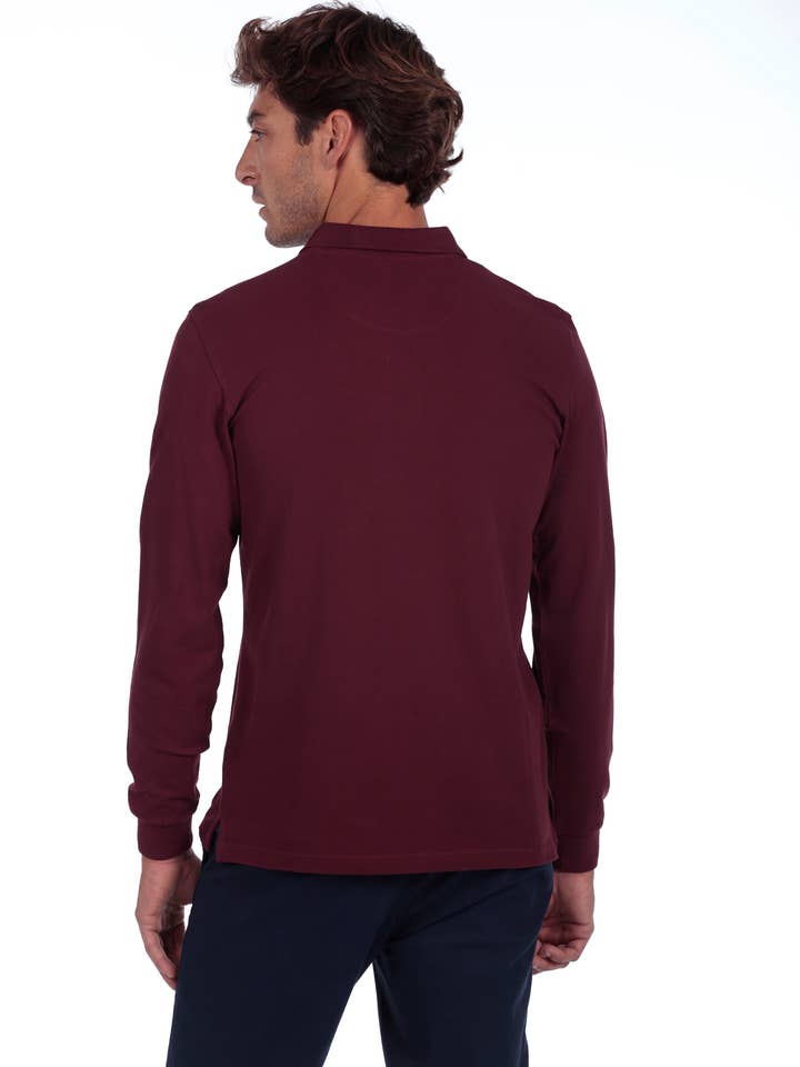 The Time of Bocha - Wholesale Polo - Men's - Men's Basic Polo The Time Of Bocha QI1PPOLO-BURGUNDY1