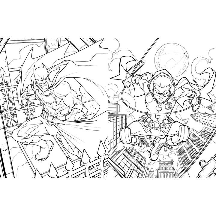 Insight Editions - Wholesale Coloring Book - Kids & Baby - Batman: The Official Coloring Book