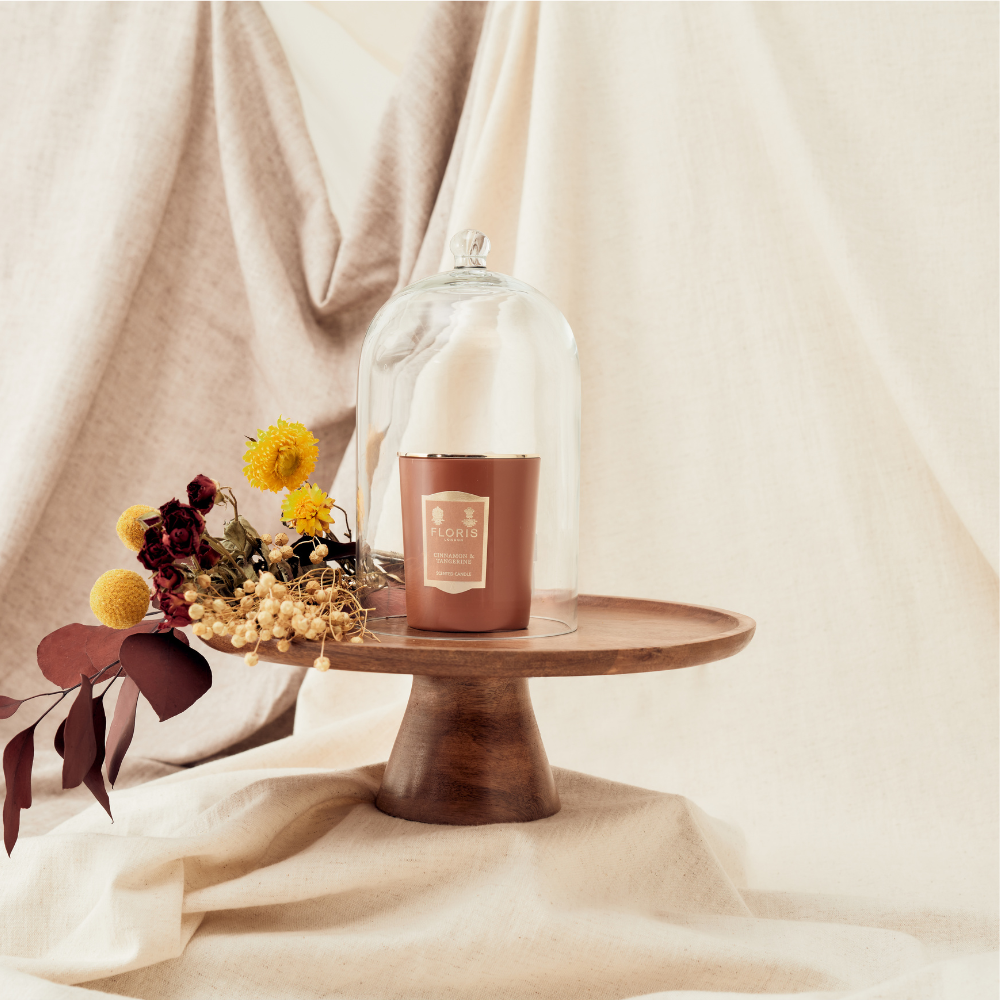 Floris London - Wholesale Jar/Filled Candle - Cinnamon & Tangerine Scented Candle2