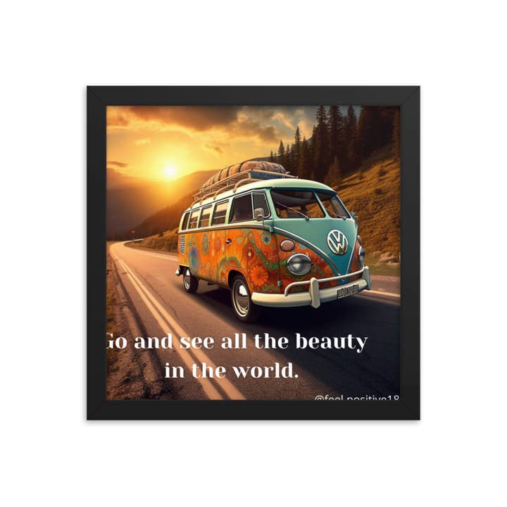 Vá e Veja Toda a Arte de Beleza com moldura por atacado de Feel.positive18