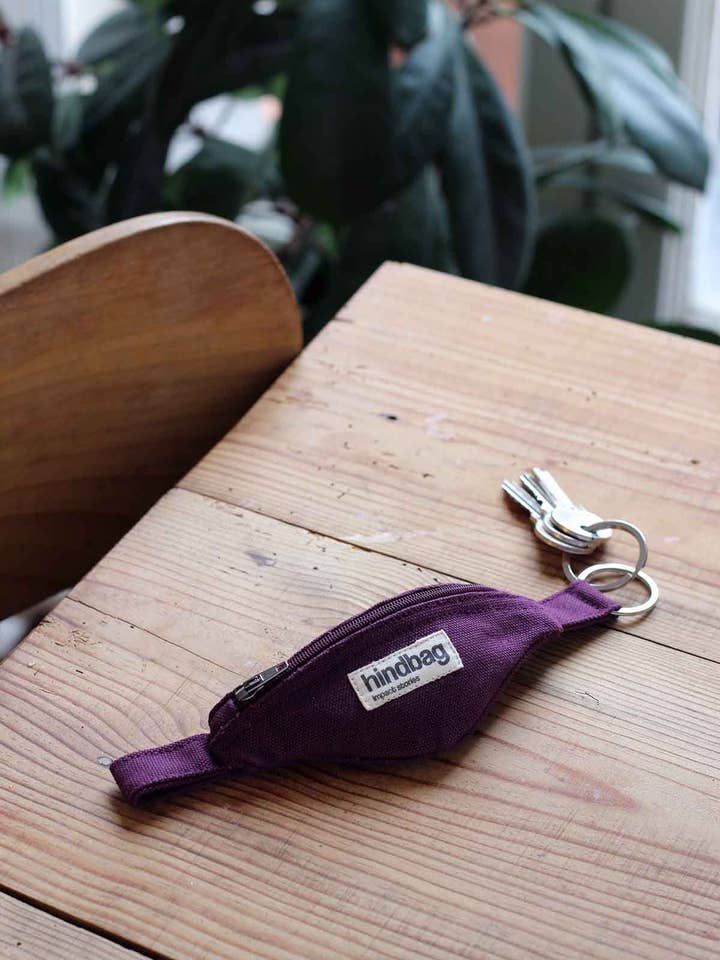 Banana keychain Côme Prune for wholesale by Hindbag