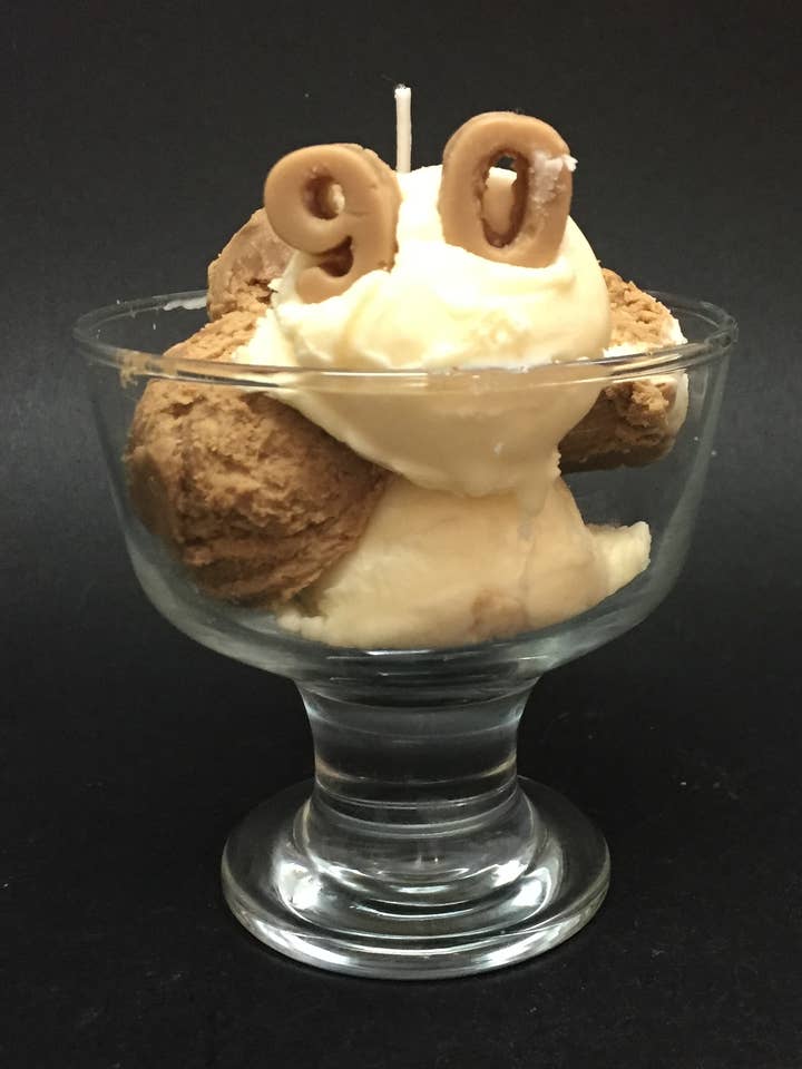 Gepersonaliseerde ijscoupe van glas voor wholesale door PLATT BARCELONA 1927