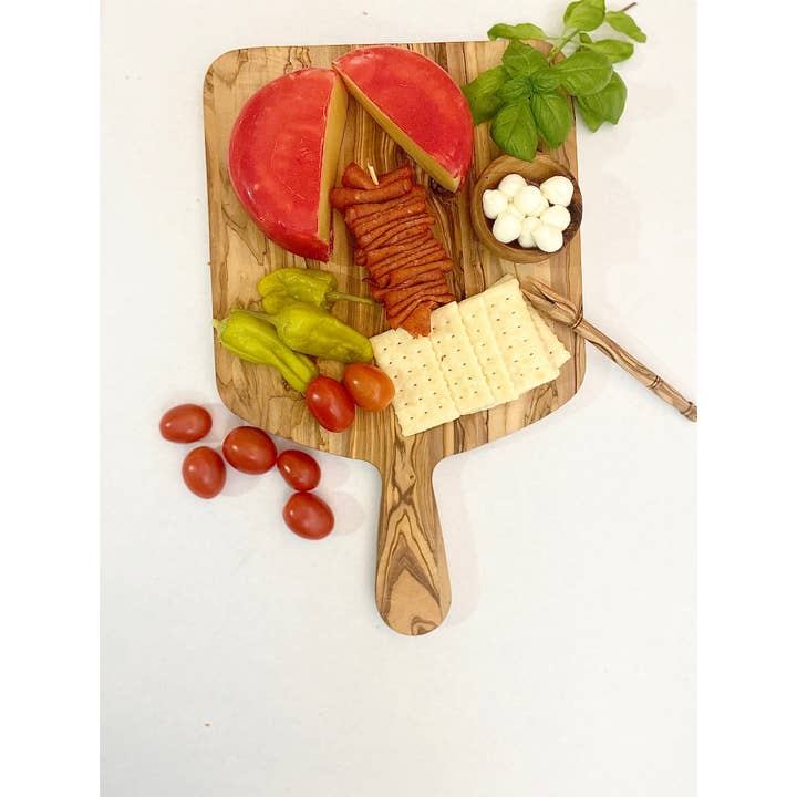 Olive Wood Cheese Serving Board for wholesale by Natural OliveWood