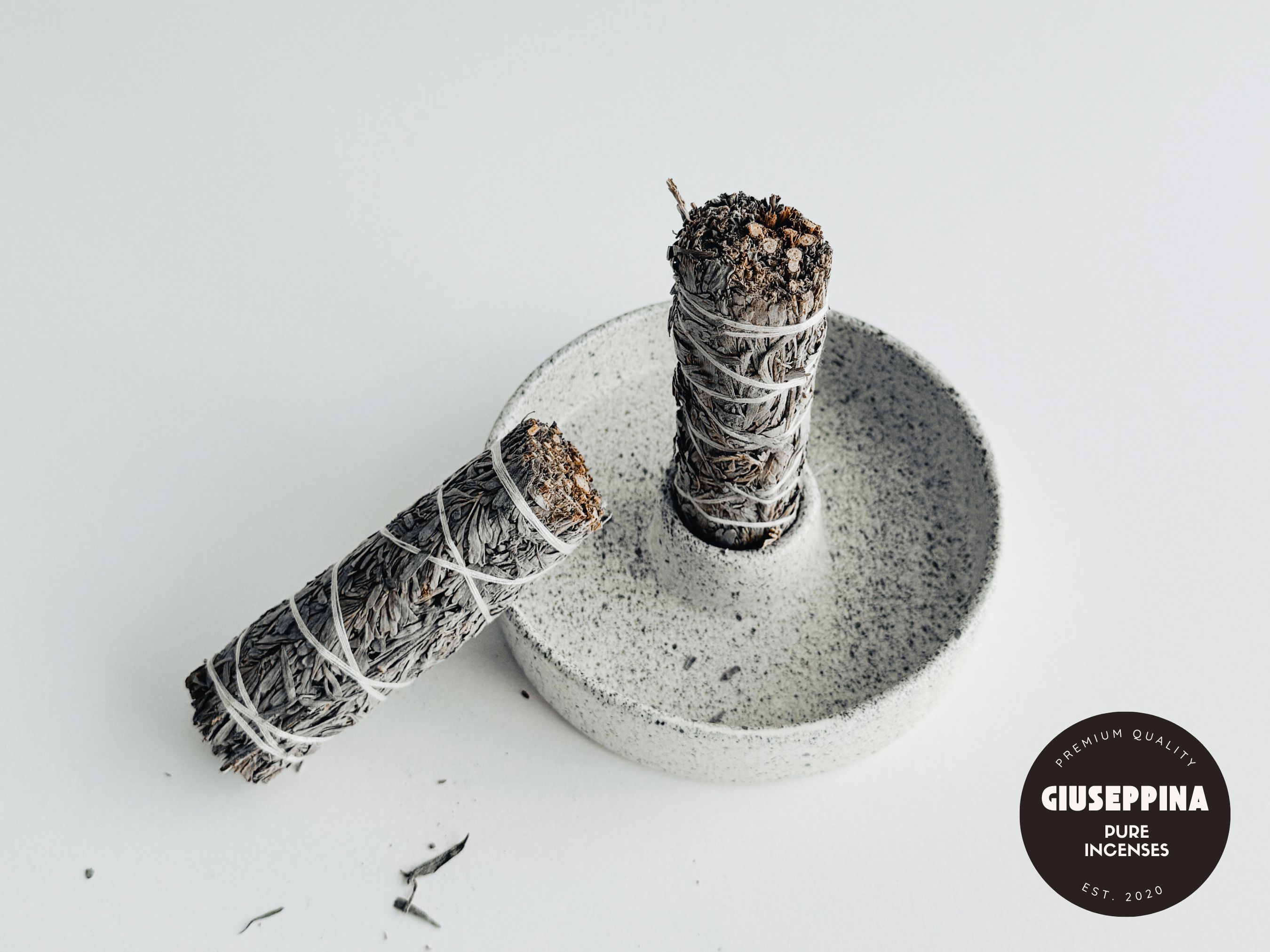 Giuseppina Shop – Pacote de sálvia por atacado – Incenso Natural Bastão de Sálvia Azul para Defumação1